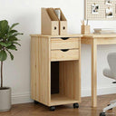 vidaXL Rollende kast HoningBruin 34 x 39 x 65,5 cm Massief grenenhout