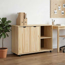 vidaXL Rollende kast Honing bruin 100 x 39 x 65,5 cm Massief vurenhout
