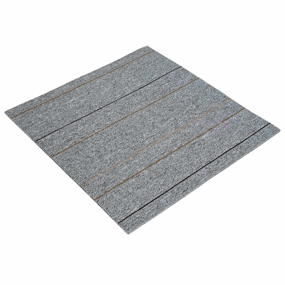 vidaXL Vloertegel Lichtgrijs met streep 50 x 50 cm 4 pcs PP en Bitumen