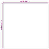 vidaXL Vloertegel Lichtgrijs met streep 50 x 50 cm 4 pcs PP en Bitumen