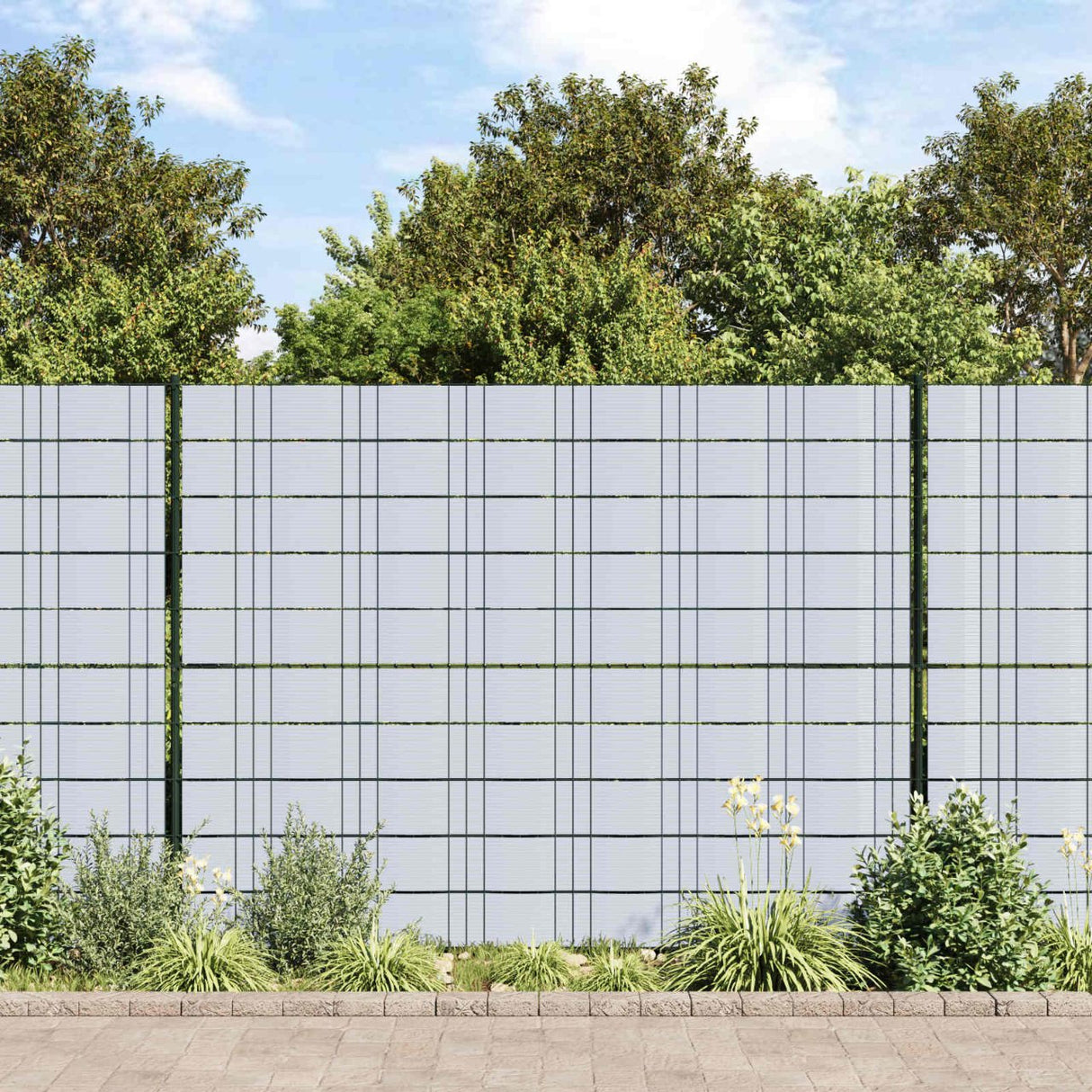 vidaXL Privacy Tape for Fence Dark Grey