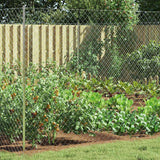 vidaXL Chain Link Fence Galvanized 2 x 10 m Steel