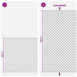 vidaXL Chain Link Fence Galvanized 2 x 10 m Steel