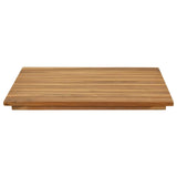 vidaXL Tafelblad 40 x 40 x 3,5 cm Vierkant Massief Teakhout Naturel