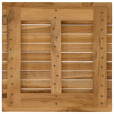 vidaXL Tafelblad 40 x 40 x 3,5 cm Vierkant Massief Teakhout Naturel