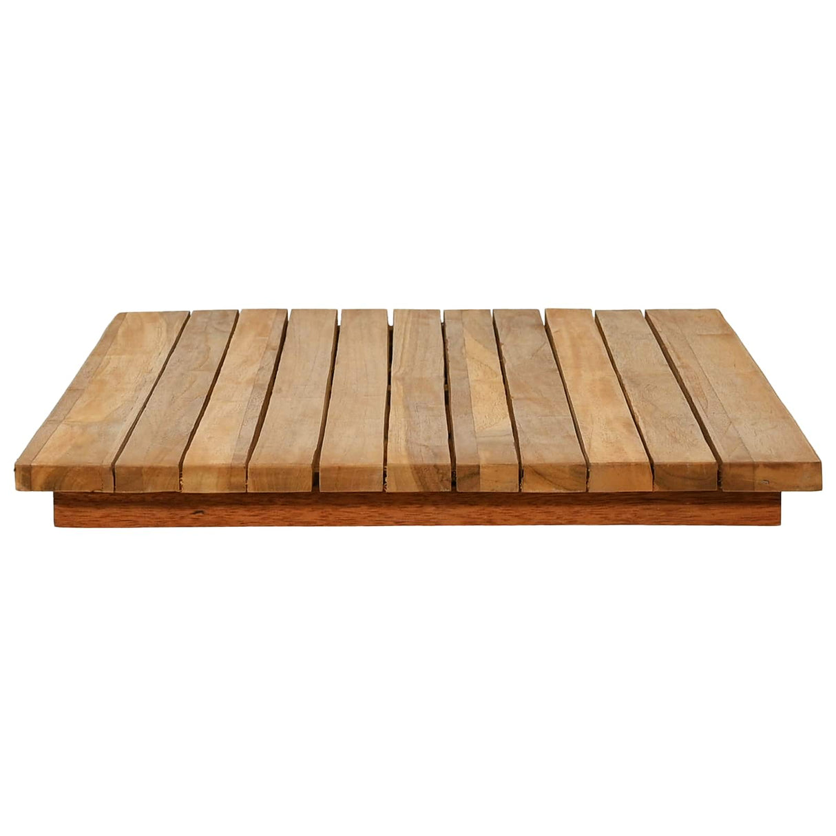 vidaXL Tafelblad 80 x 40 x 3,5 cm Rechthoekig Massief Teakhout Naturel