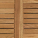 vidaXL Tabletop Rectangular Solid Teak Natural