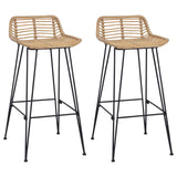 vidaXL Barkruk 44 x 46 x 91 cm Staalstaaf Dia, 10mm