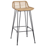 vidaXL Barkruk 44 x 46 x 91 cm Staalstaaf Dia, 10mm