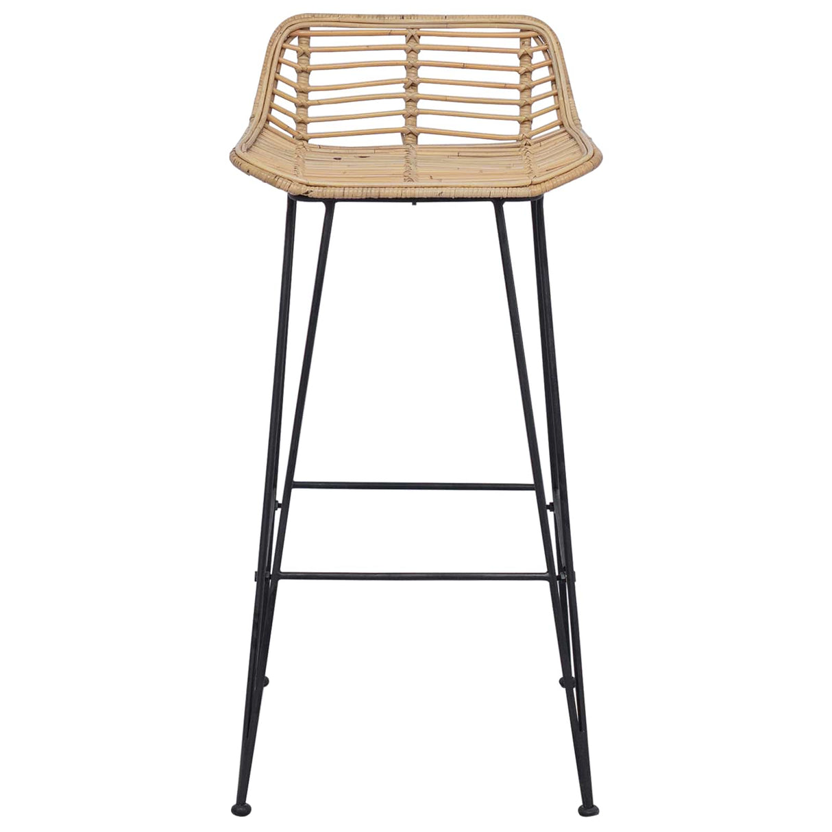 vidaXL Barkruk 44 x 46 x 91 cm Staalstaaf Dia, 10mm