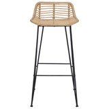vidaXL Barkruk 44 x 46 x 91 cm Staalstaaf Dia, 10mm