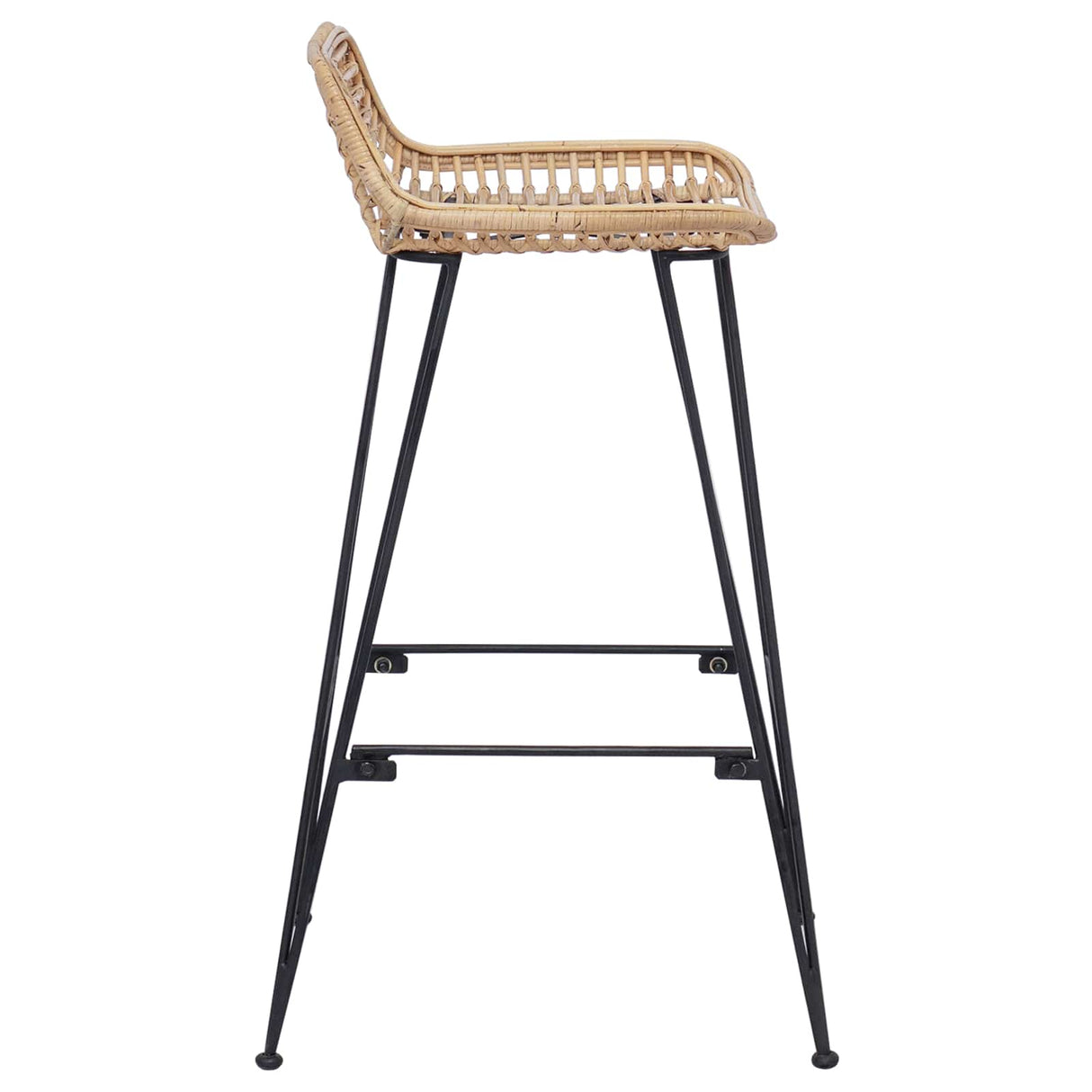 vidaXL Barkruk 44 x 46 x 91 cm Staalstaaf Dia, 10mm