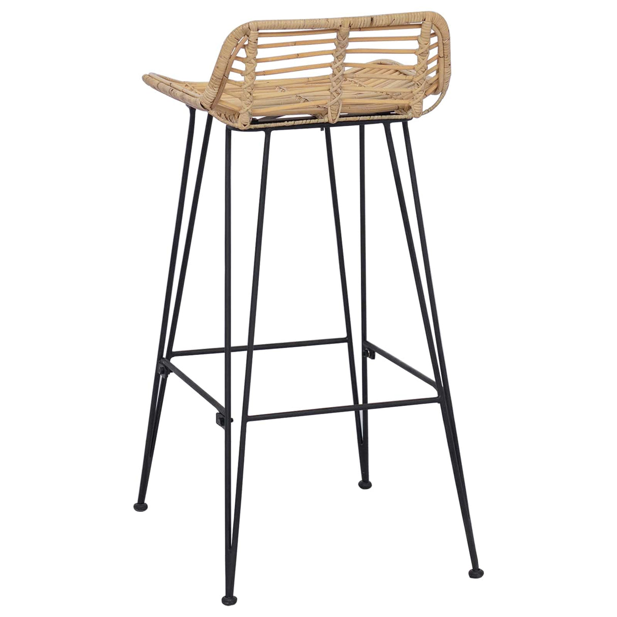 vidaXL Barkruk 44 x 46 x 91 cm Staalstaaf Dia, 10mm