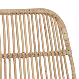 vidaXL Barkruk 2 pcs Naturel 44 x 54 x 96 cm Riet en Staal