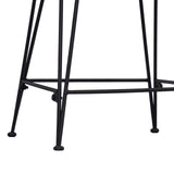 vidaXL Barkruk 2 pcs Naturel 44 x 54 x 96 cm Riet en Staal