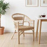 vidaXL Stapelstoel Naturel 60 x 60 x 81 cm Rattan