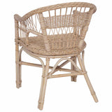 vidaXL Stapelstoel Naturel 60 x 60 x 81 cm Rattan