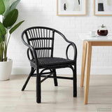 vidaXL Stacking Chair Natural 58 x 60 x 81 cm Rattan