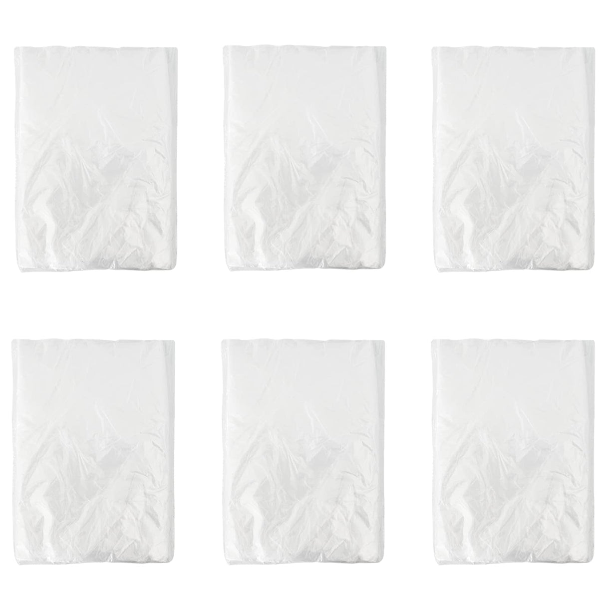 vidaXL Stofblad 6 pcs Doorzichtig 400 x 500 cm HDPE