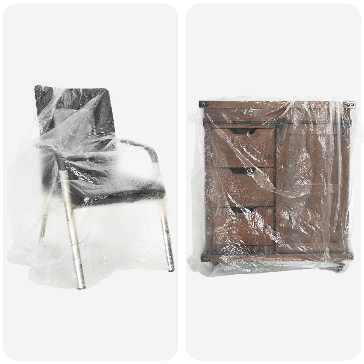 vidaXL Stofblad 6 pcs Doorzichtig 400 x 500 cm HDPE