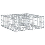 vidaXL Gabion verhoogd bed Zilver
