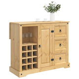 VidaXL Kitchen Storage Honey Wax 112 x 70 x 91.5 cm Solid Pine