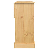 VidaXL Kitchen Storage Honey Wax 112 x 70 x 91.5 cm Solid Pine