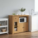VidaXL Magnetron Dressoir PANAMA Honingwas 99,5 x 44 x 86,5 cm