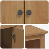 VidaXL Magnetron Dressoir PANAMA Honingwas 99,5 x 44 x 86,5 cm