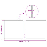 vidaXL Kurkrol Bruin 200 x 50 x 0,2 cm Kurk