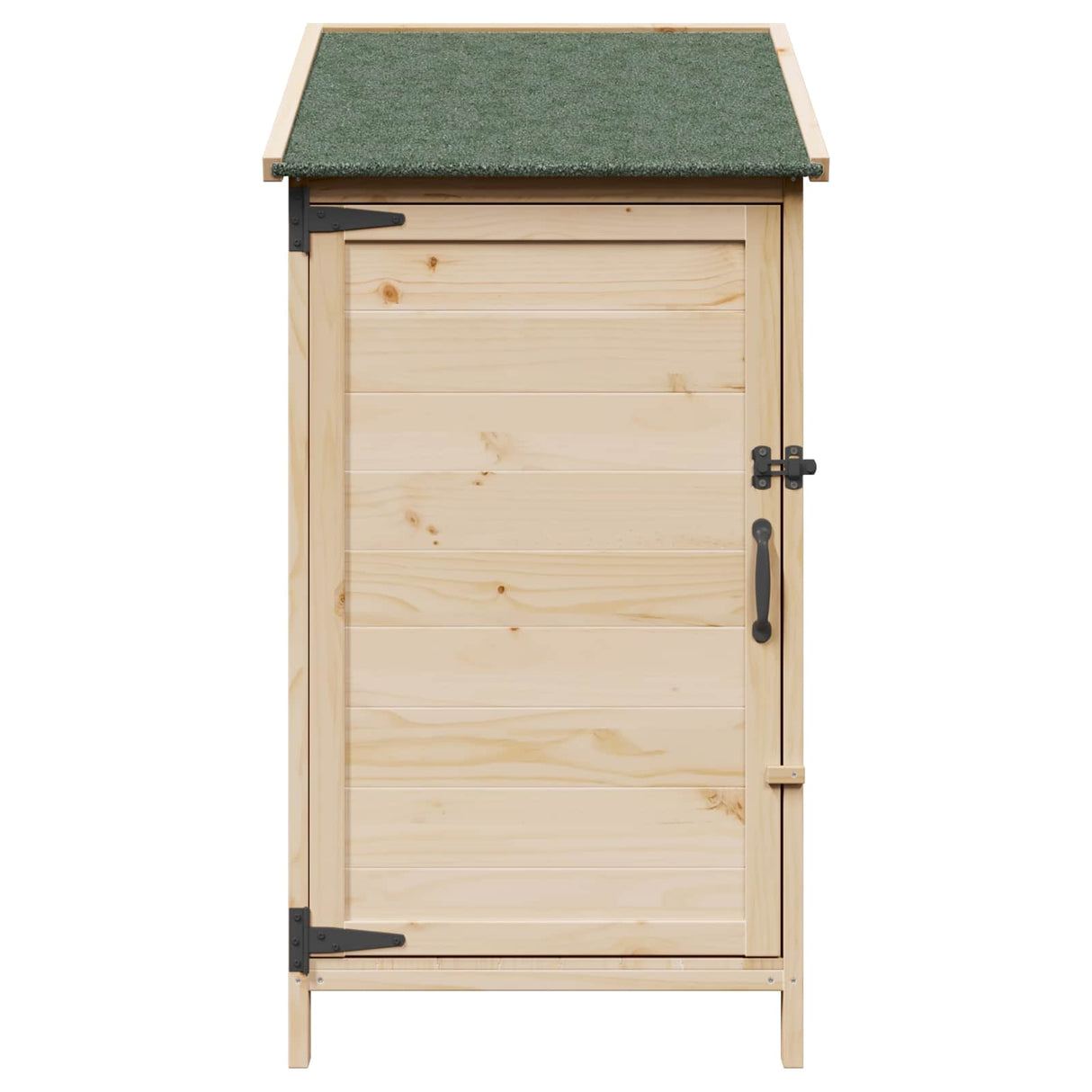 vidaXL Tuin Shed met dak Naturel 59 x 56 x 113,5 cm Massief Vurenhout