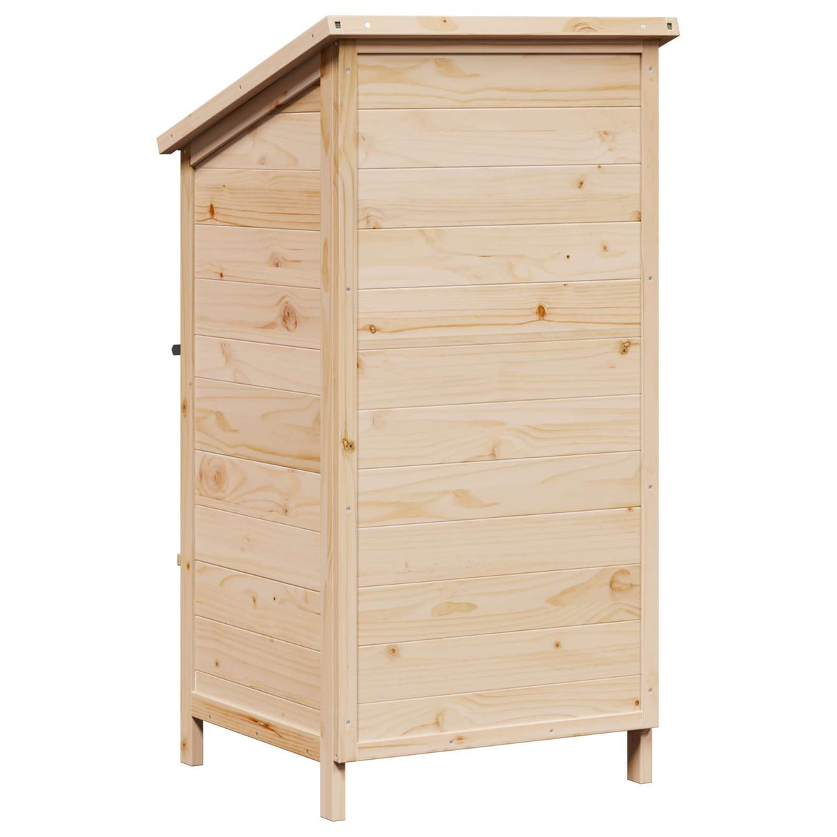 vidaXL Tuin Shed met dak Naturel 59 x 56 x 113,5 cm Massief Vurenhout