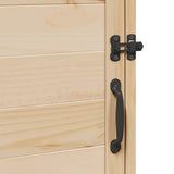 vidaXL Tuin Shed met dak Naturel 59 x 56 x 113,5 cm Massief Vurenhout