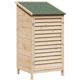 vidaXL Tuin Shed met dak Naturel 59 x 56 x 113,5 cm Massief Vurenhout