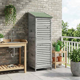 vidaXL Tuin Shed met dak Naturel 59 x 56 x 113,5 cm Massief Vurenhout