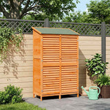 vidaXL Tuin Shed met dak Naturel 59 x 56 x 113,5 cm Massief Vurenhout