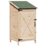vidaXL Tuin Shed Naturel 59,5 x 56 x 113,5 cm Massief Vurenhout
