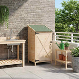 vidaXL Tuin Shed Naturel 59,5 x 56 x 113,5 cm Massief Vurenhout
