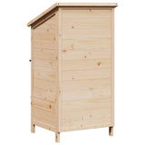 vidaXL Tuin Shed Naturel 59,5 x 56 x 113,5 cm Massief Vurenhout