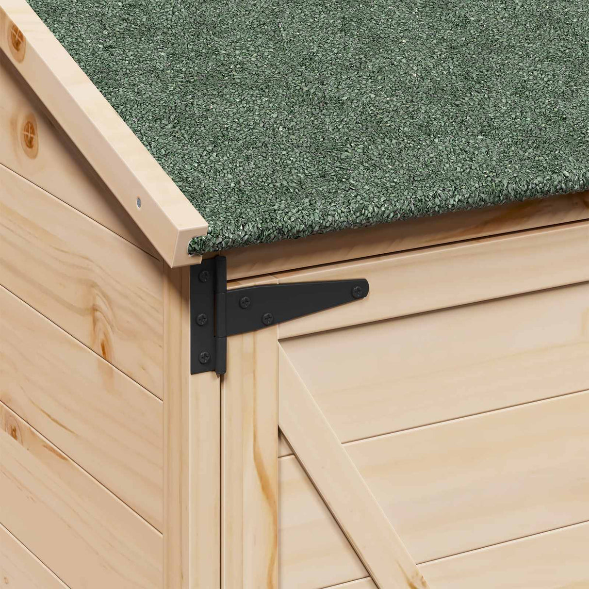 vidaXL Tuin Shed Naturel 59,5 x 56 x 113,5 cm Massief Vurenhout