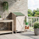 vidaXL Tuin Shed Naturel 59,5 x 56 x 113,5 cm Massief Vurenhout