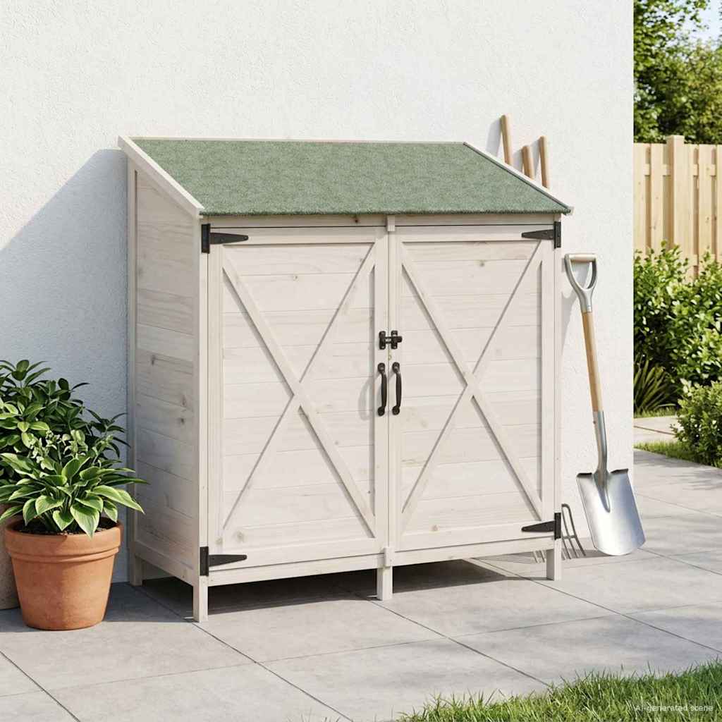 vidaXL Tuin Shed Naturel 59,5 x 56 x 113,5 cm Massief Vurenhout