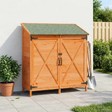 vidaXL Tuin Shed Naturel 59,5 x 56 x 113,5 cm Massief Vurenhout