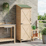 vidaXL Tuin Shed Naturel 59,5 x 56 x 113,5 cm Massief Vurenhout