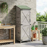 vidaXL Tuin Shed Naturel 59,5 x 56 x 113,5 cm Massief Vurenhout