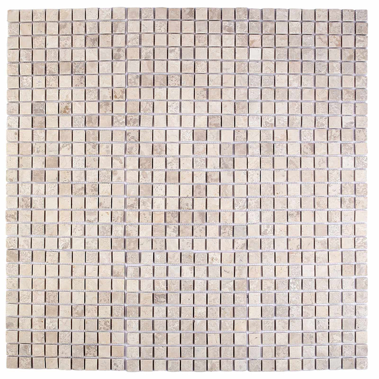 vidaXL Mosaic Tiles Cream 30 x 30 cm Marble