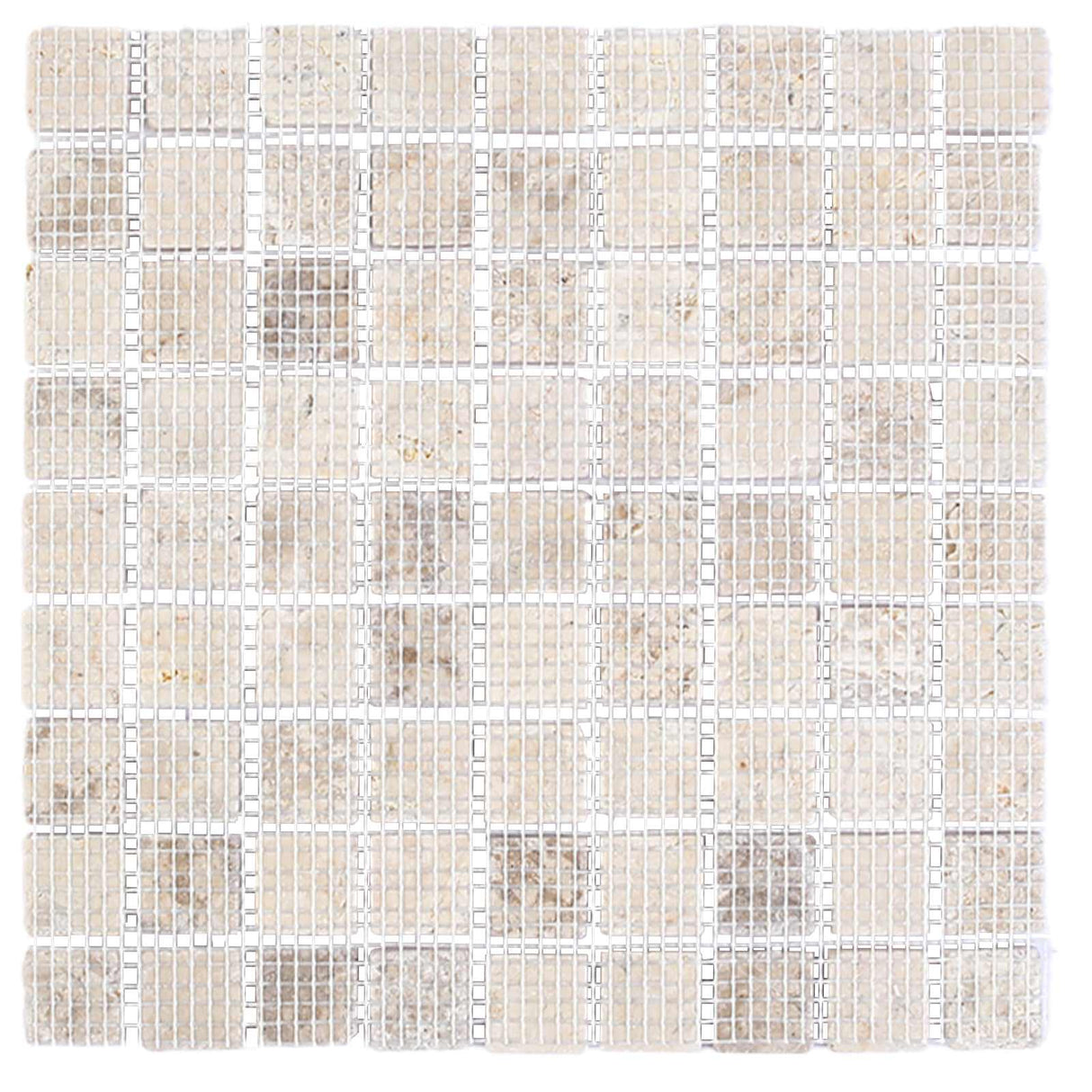 vidaXL Mosaic Tiles Cream 30 x 30 cm Marble
