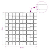 vidaXL Mosaic Tiles Cream 30 x 30 cm Marble