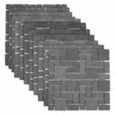 vidaXL Mozaïektegels Crèmekleurig 30 x 30 cm Marmer