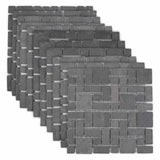 vidaXL Mozaïektegels Crèmekleurig 30 x 30 cm Marmer